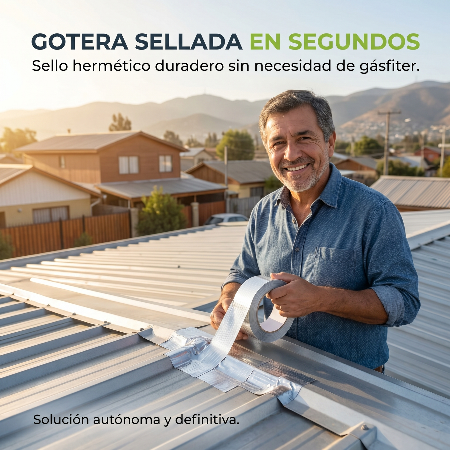 Cinta Tapa Gotera Waterproof Max™ 5cm X 5mts 3x1