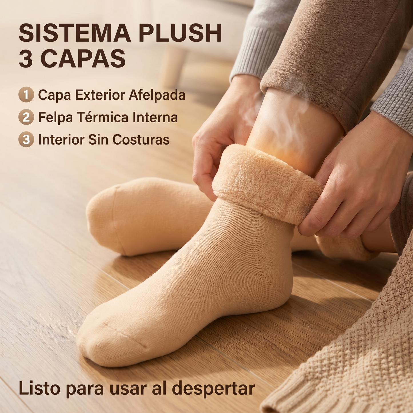 Pack 12 Calcetines Térmico Suaves Mujer