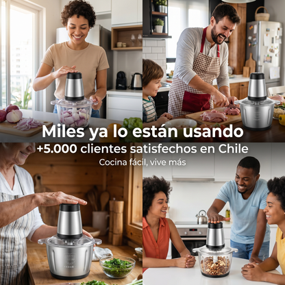 PicaMax™ — Picadora todo en uno. Limpia en segundos. Cocina sin estrés.