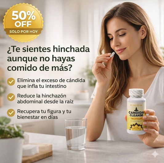CANDIDA CLEANSE PRO ™  30 Días- Elimina la hinchazón que te hace ver y sentir diferente
