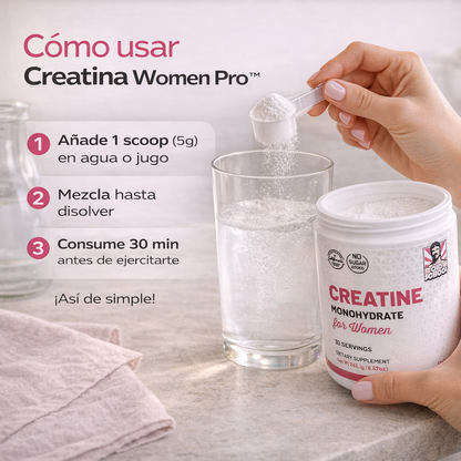 CREATINA WOMEN PRO ™ - 30 Días